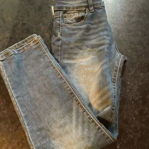 Blue Vintage Wash Slim Fit Jeans